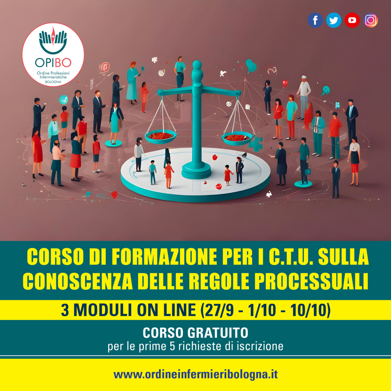 Corso di formazione per i C.T.U. sulla conoscenza delle regole processuali (D.M. 109/2023)